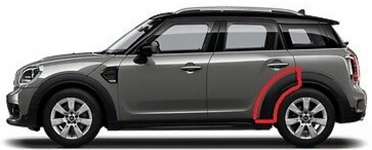 طقم داير رفرف خلفى R قطعتين R60