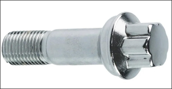 مسمار عجل مشرشر قصير